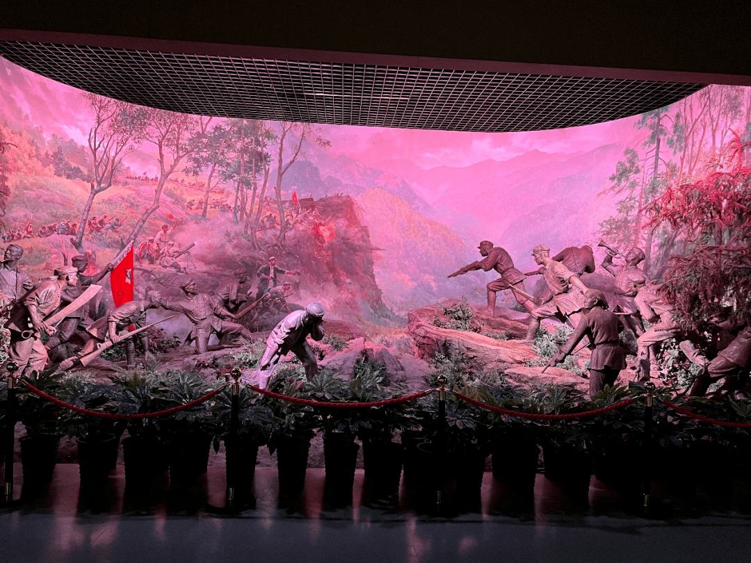 无障碍博物馆丨艺术精品说井冈:雕塑场景《黄洋界保卫战》_作品_地方
