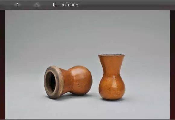 博古纹葫芦勒花呼鸟葫芦及揉手勒花小葫芦成对官模子八方篆文扎嘴葫芦