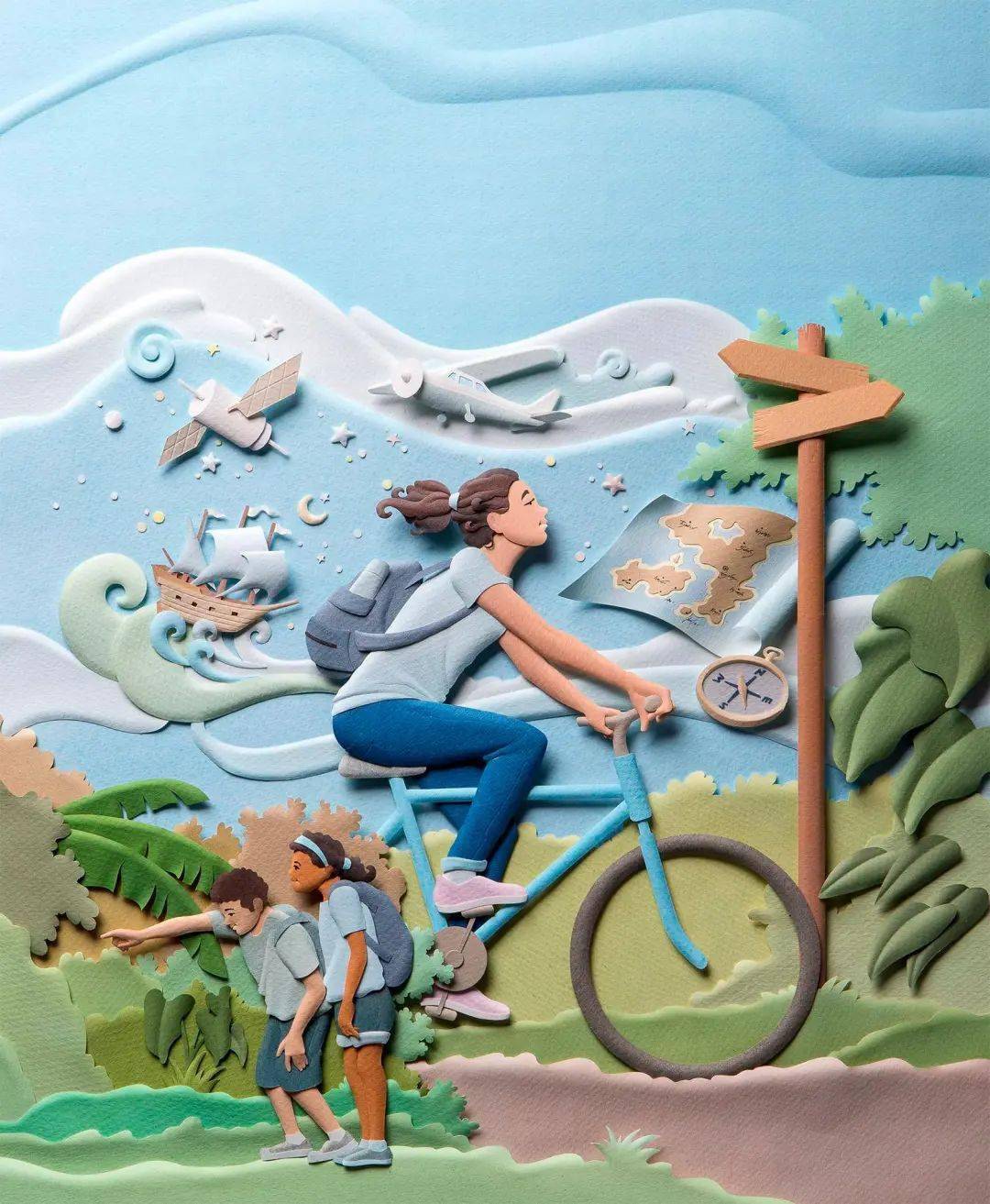 创意| 令人惊叹的3d纸雕作品,复杂且精美,观赏性好强_艺术_纸张