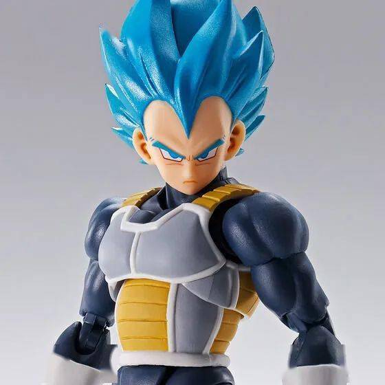 新品预定~ 万代魂限 shf 龙珠超 超级赛亚人蓝红发贝吉塔超15周年