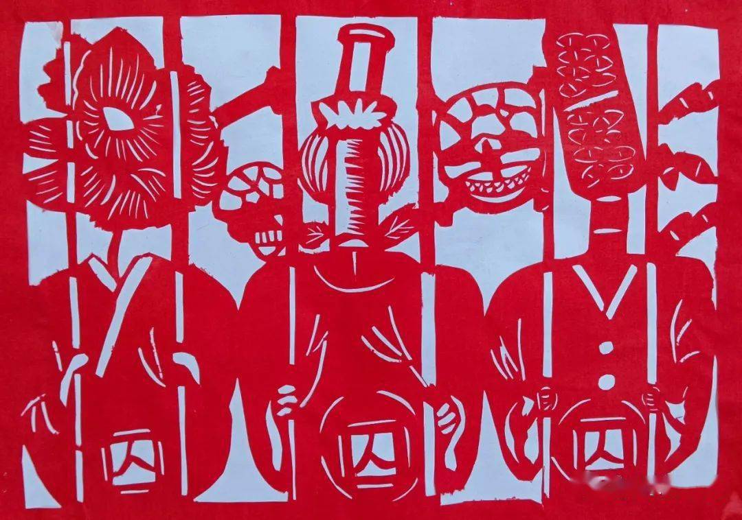 这些精彩的黎族剪纸作品,都出自小学生之手_cm_指导_刘永德