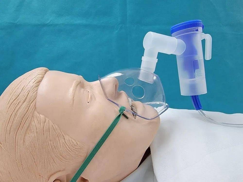目前雾化吸入器为面罩式和口含式,没有与气管插管/气管切开患者匹配的