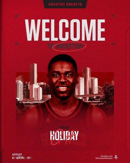 名记:阿隆-霍勒迪与火箭签下的一年底薪保障部分略高于100万美元_合同