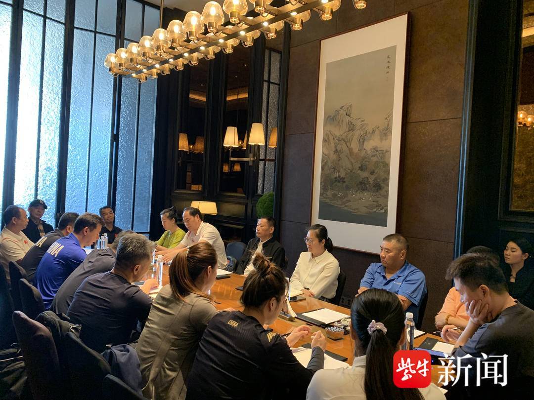 江苏省武协主席周建平一行调研省武术套路队_训练_全运会_项目