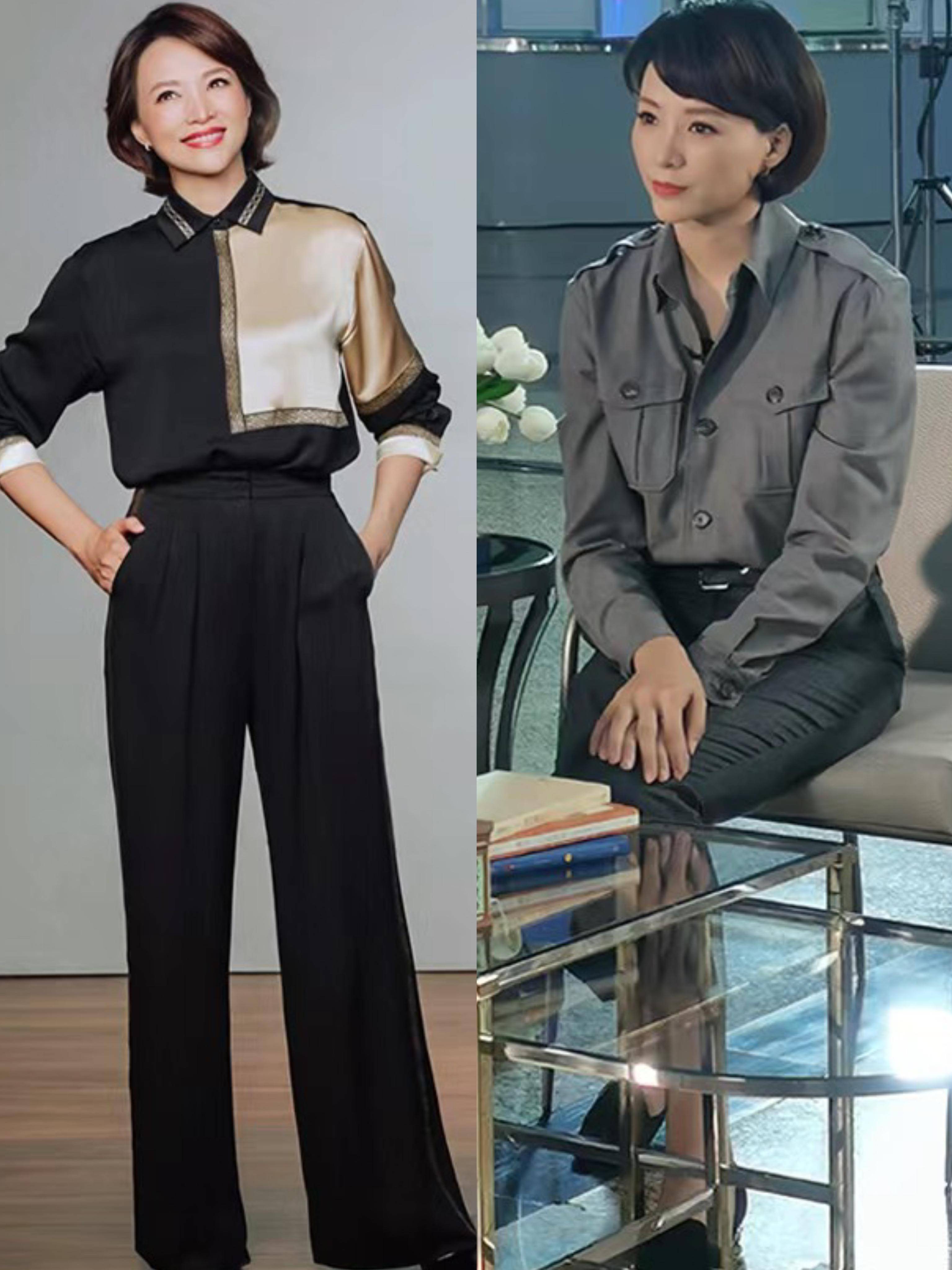 看了董卿的穿搭才明白,发不过肩,裤不及地,裙不及踝,真的优雅_短发