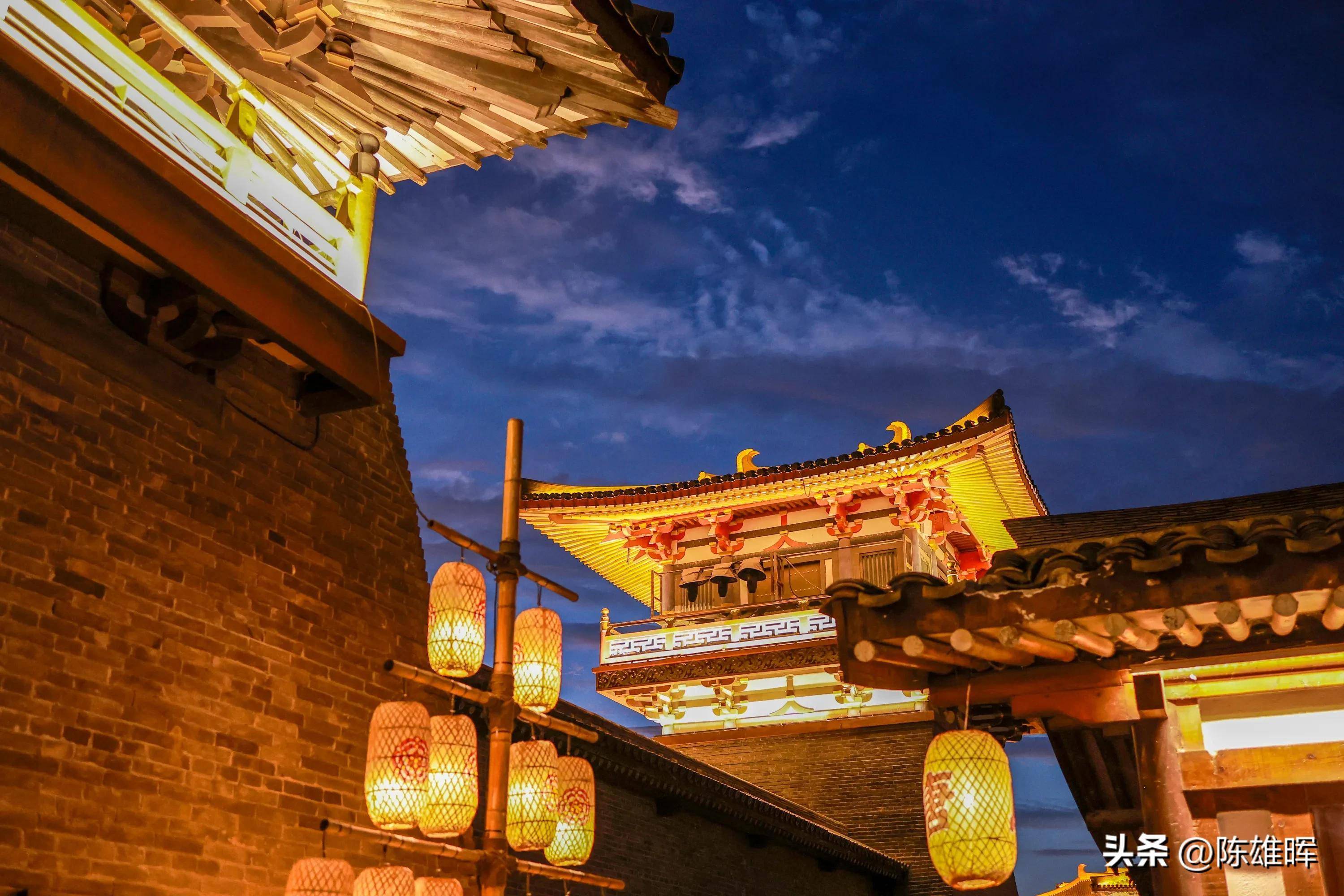 夜游唐城体验人间烟火襄阳古城