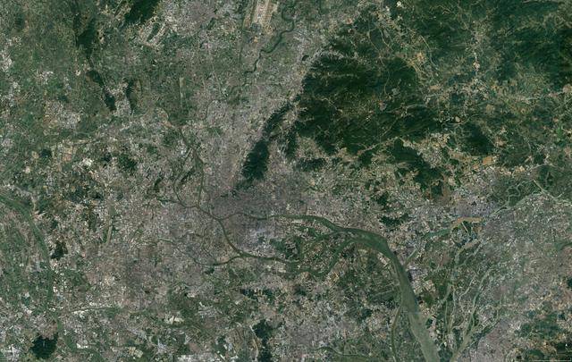 广东省21座地级市高清卫星地图_湛江市_茂名市_云浮市