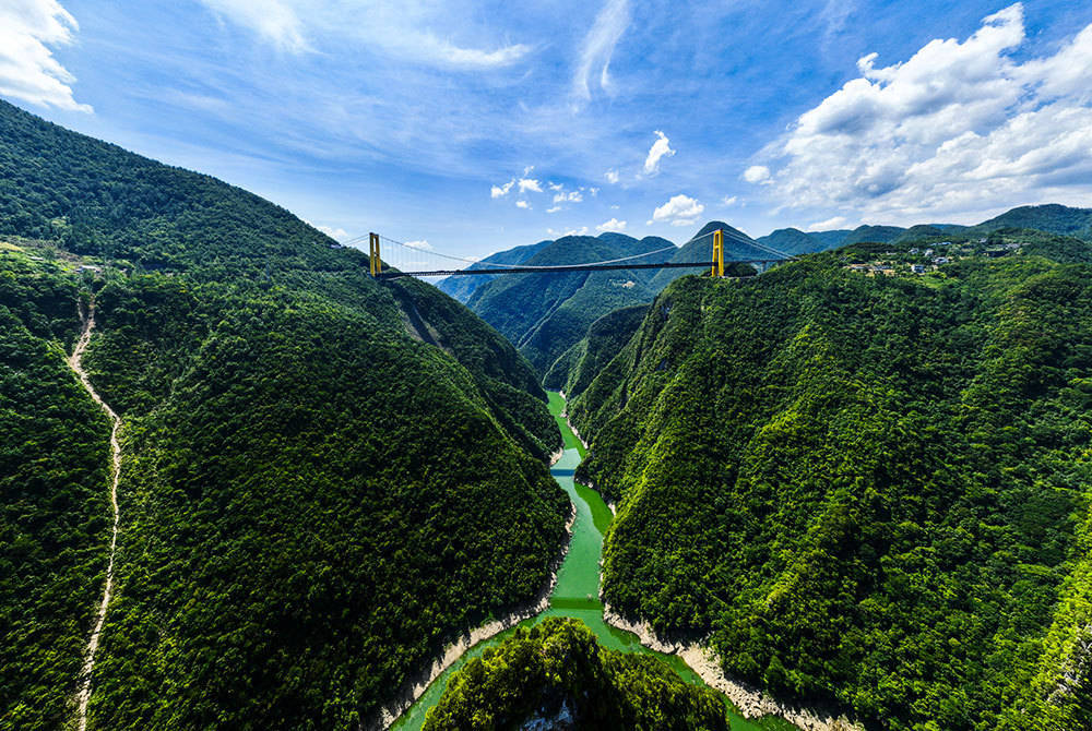 组图|盛夏光阴里的四渡河大桥美呆了!_范宏霞_吴以红_巴东