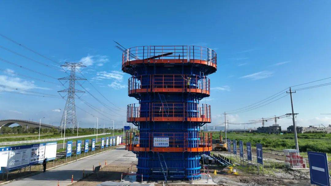 南通至宁波高铁慈溪特大桥a段首个墩身浇筑完成_施工_设计_线路