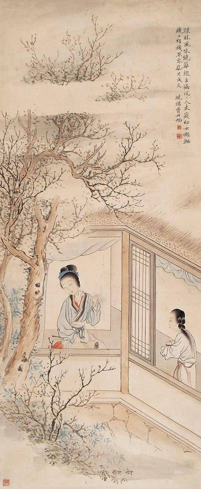 清代费丹旭的绘画作品欣赏