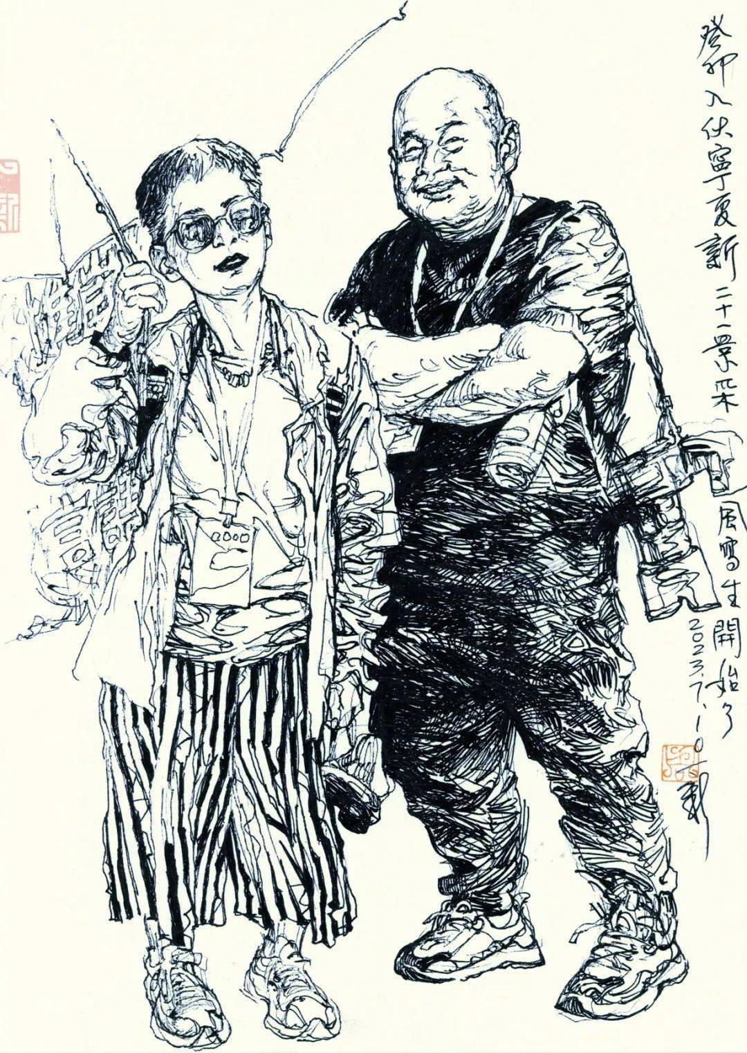 线上微展丨宁夏二十一景主题美术创作采风活动速写展(一)_火石_贺兰山