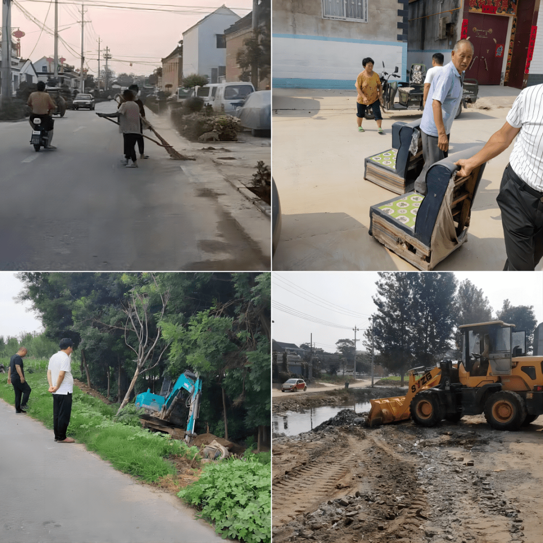 【全民清扫 提升环境】滑县上官镇开展人居环境大清扫活动(十六)_进行