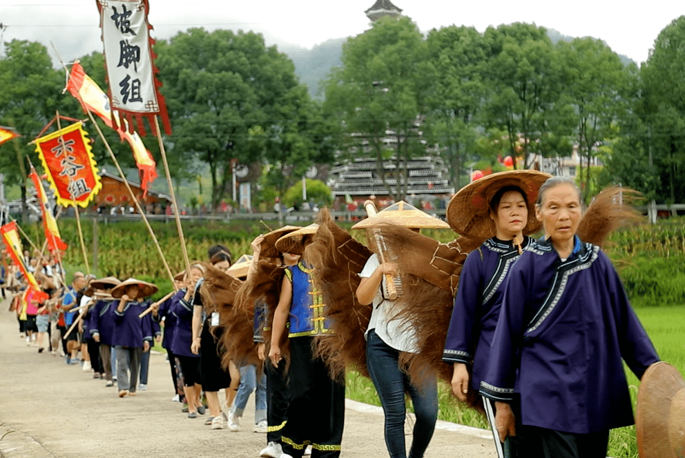 "尝新节"是扶罗镇伞寨村侗族人民历史悠久的传统民俗文化活动,也是