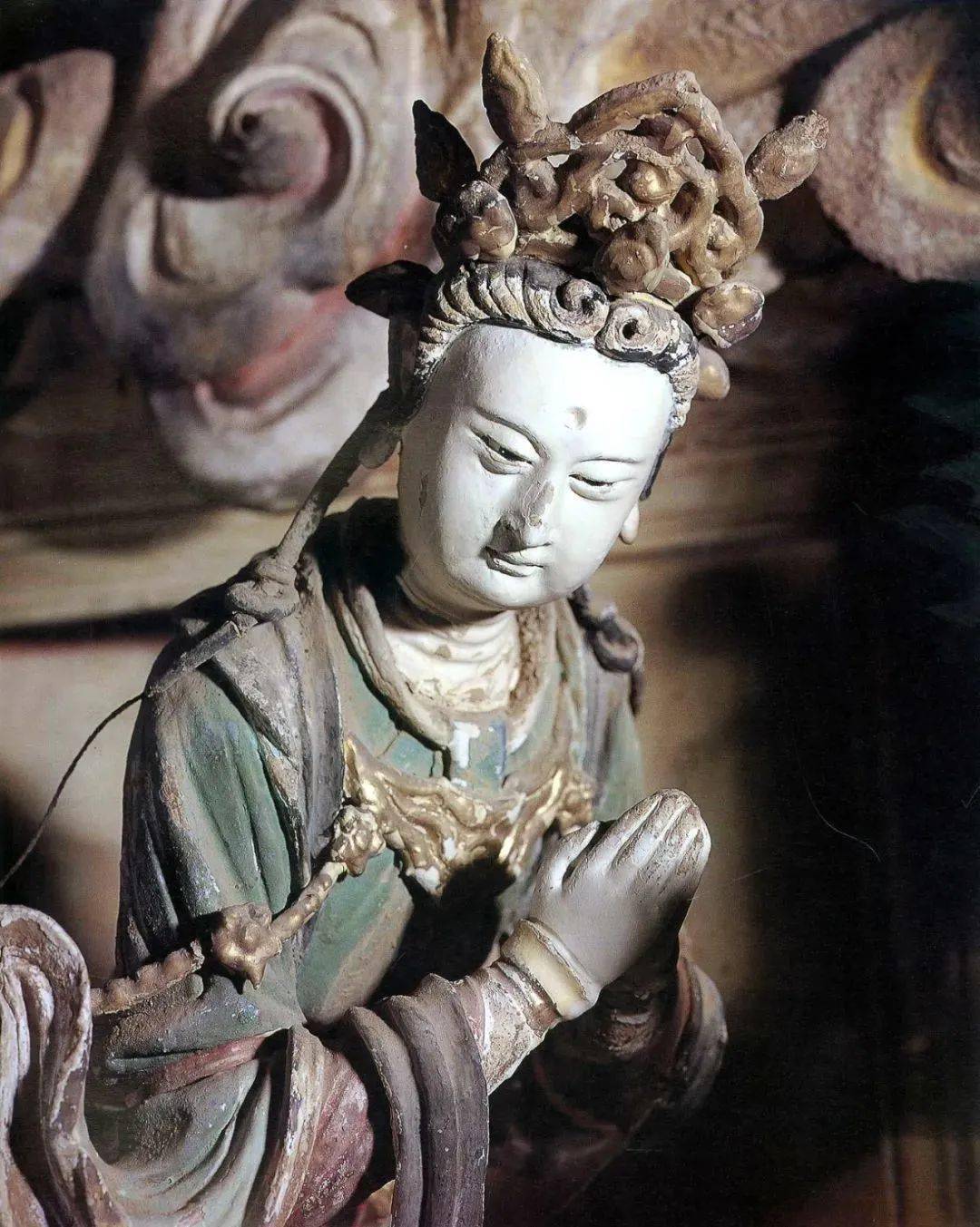 山西十大悬塑:满壁神佛人间绝唱_彩塑_宿小白_隰县