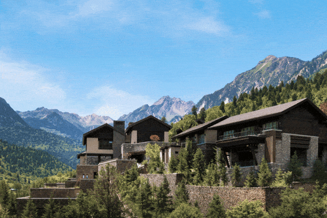 金螳螂 i 日赛谷丽思卡尔顿隐世酒店_建筑_九寨沟_传统