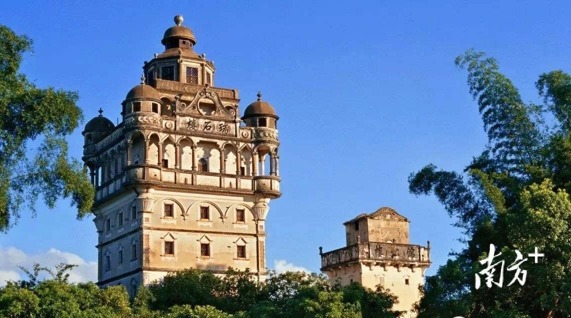 蚬冈镇碉楼资源非常丰富,辖内有碉楼173座,其中"开平第一楼"瑞石楼