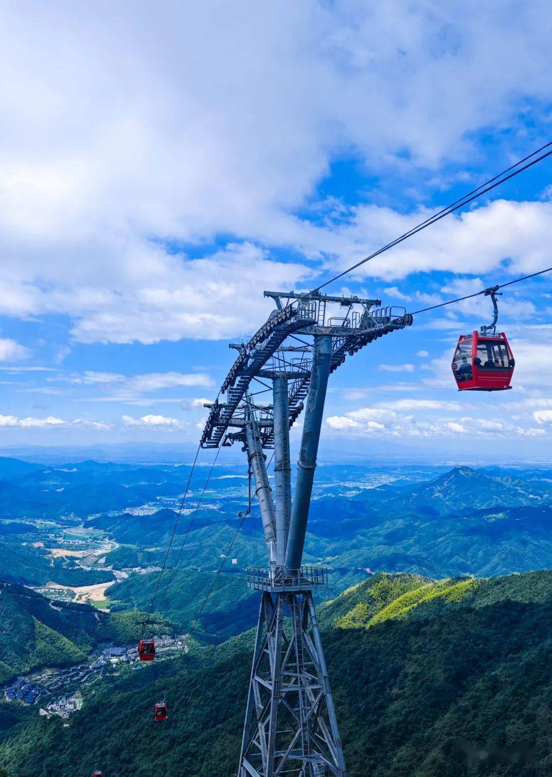 葛仙山索道图片