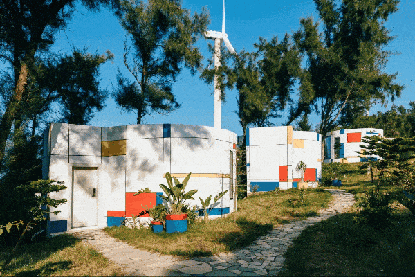 休憩林间小筑三天连嗨还可以住在龙美湾林间小筑隐于林间又临于海岸览