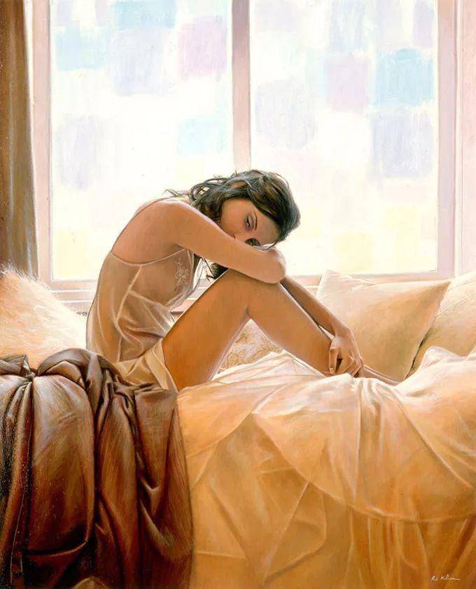 独具风格的形体油画:探索英国画家海夫兰的艺术之旅!_绘画_作品_细节