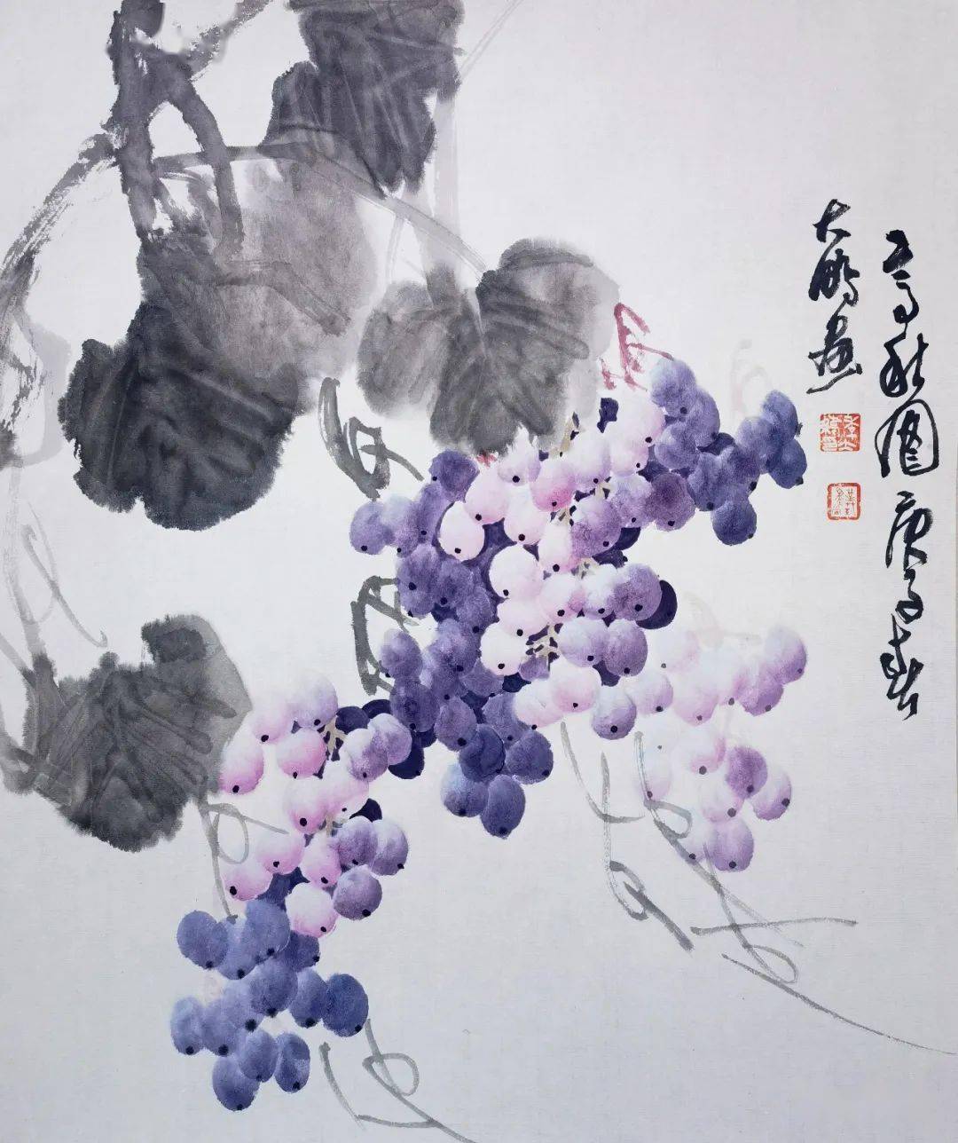 黑河市国画研究会作品展_cm_青山_笔墨