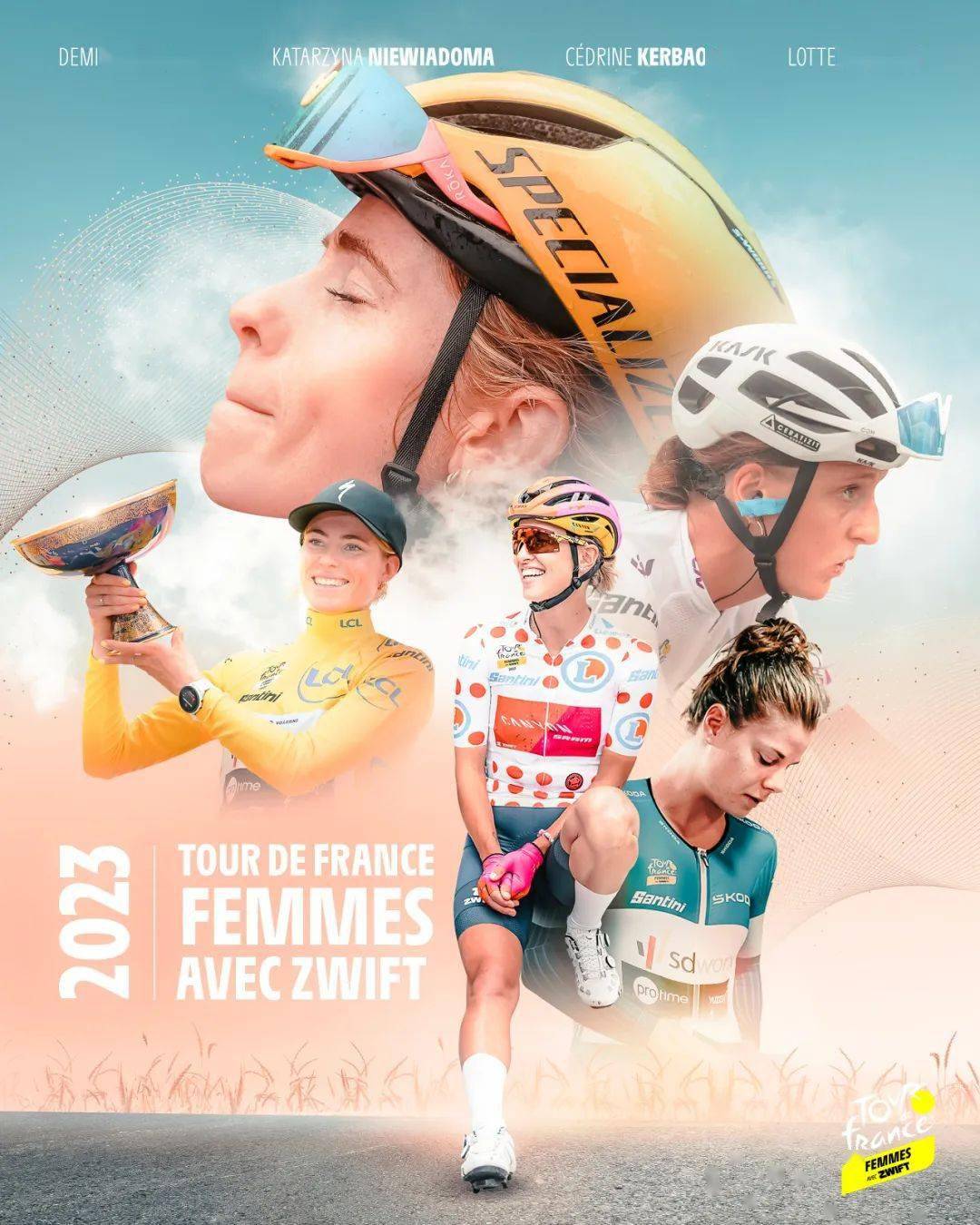 【收藏贴】2023环法官方赛段海报全赏析(含女子环法)_加查_菲利普森