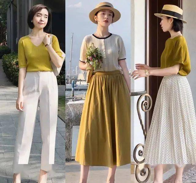 夏天着装多一点"白",优雅又气质,高级感穿搭原来如此简单