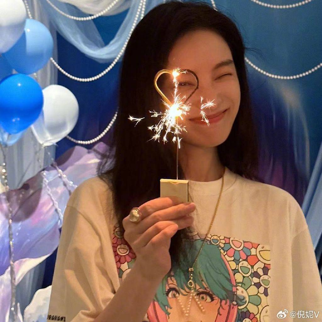 倪妮曬美照慶祝35歲生日,baby劉詩詩文詠珊王鷗高葉眾好友送祝福:生日