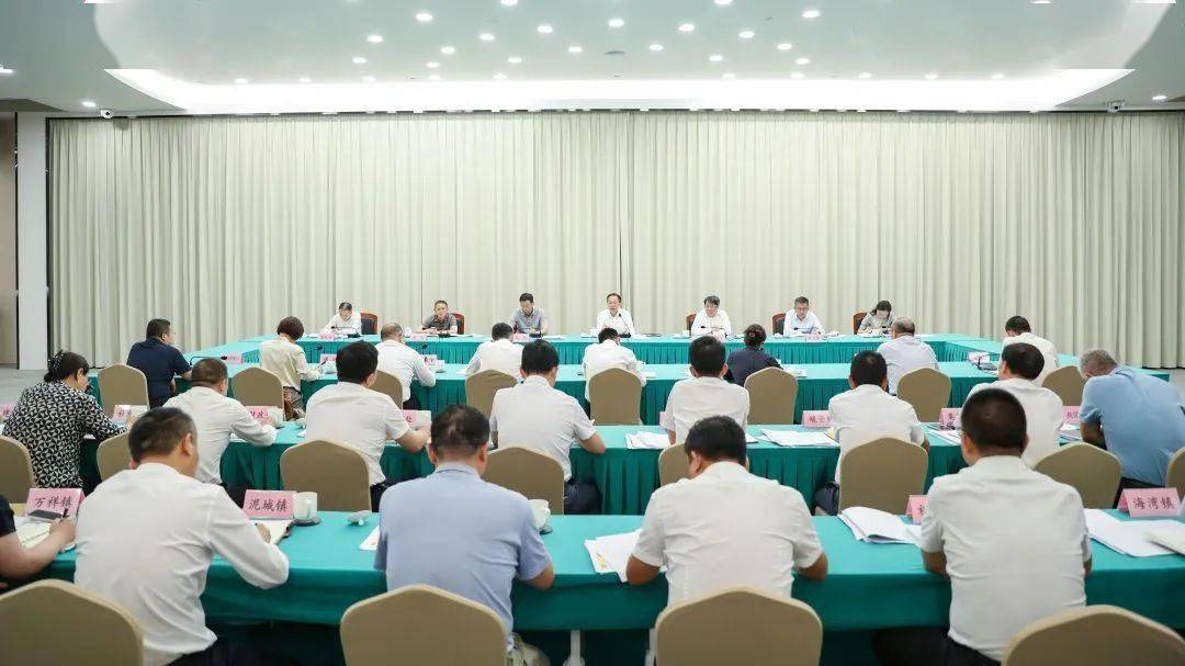 陈金山肯定了上半年临港新片区重大项目推进取得的工作成效,提出了