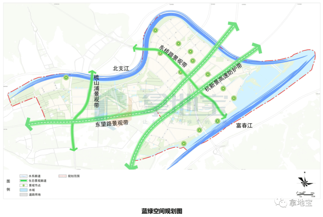 【规划】富阳东洲岛单元控规公示,打造融合都市田园,山水人文的运动