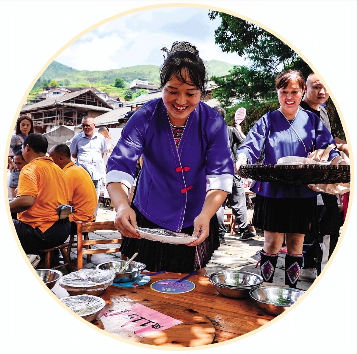 阔别3年,龙胜地灵村重启"百家宴"_村民_游客_旅游