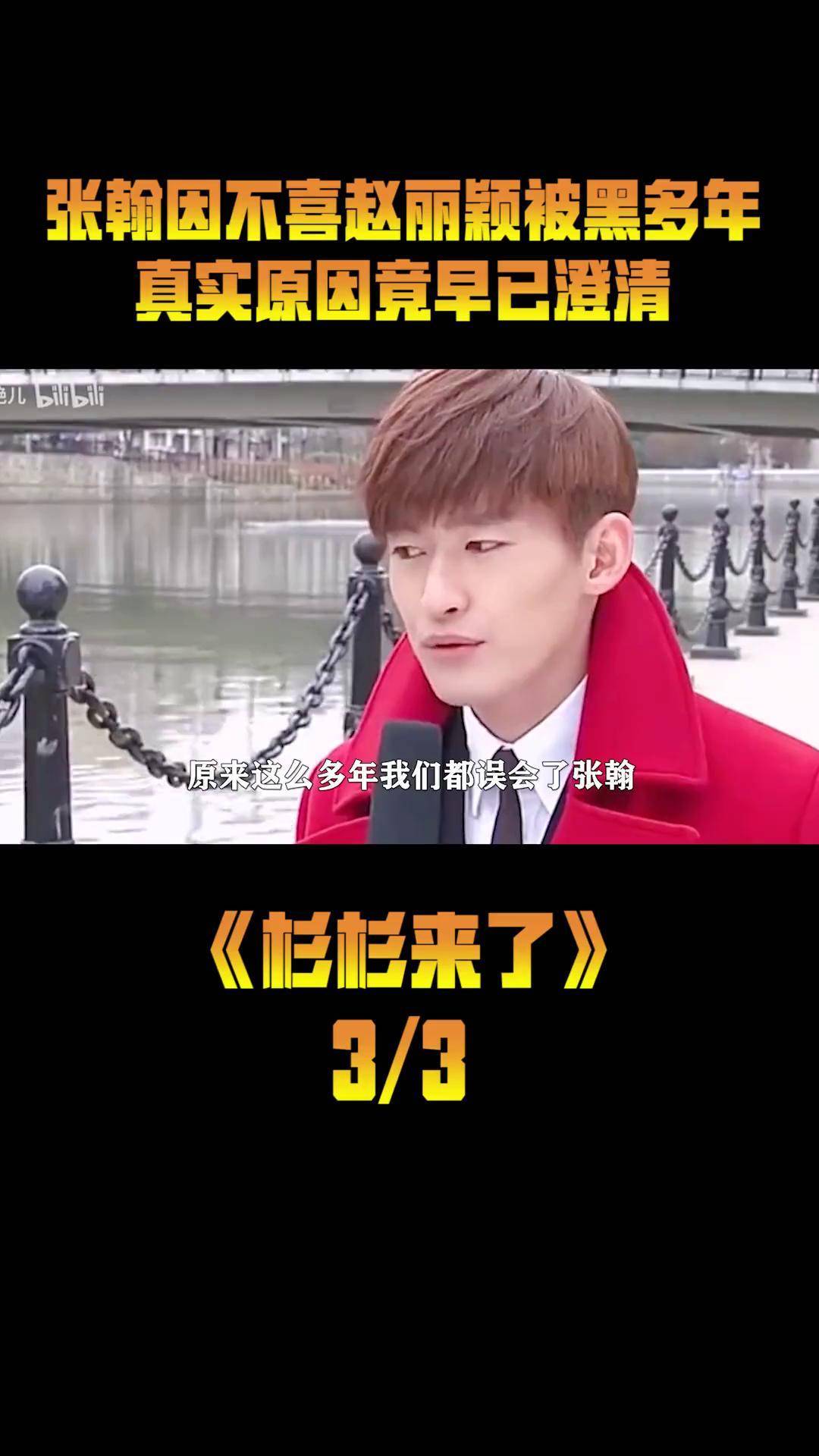 张翰 赵丽颖 杉杉来了 明星故事