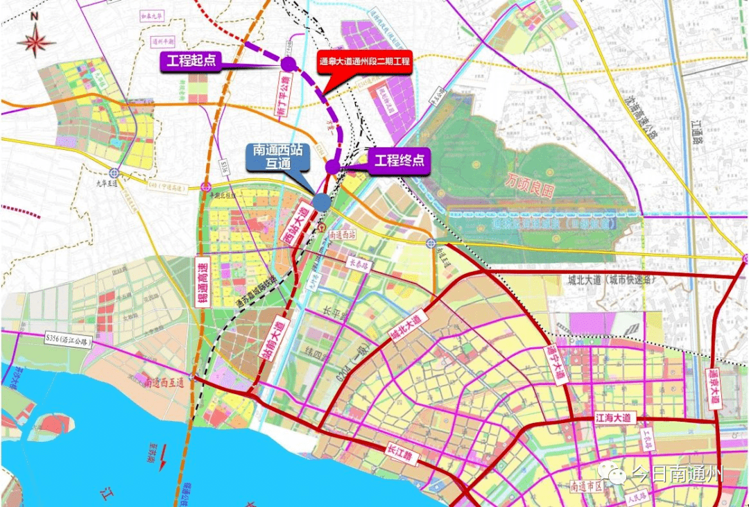 计划2025年建成通车,这条快速路最新建设进展_南通_大道_项目