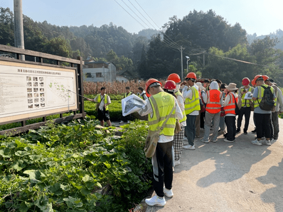 梁迅老师仔细讲解秭归县茅坪河流域农业面源污染治理工程的原理与方法