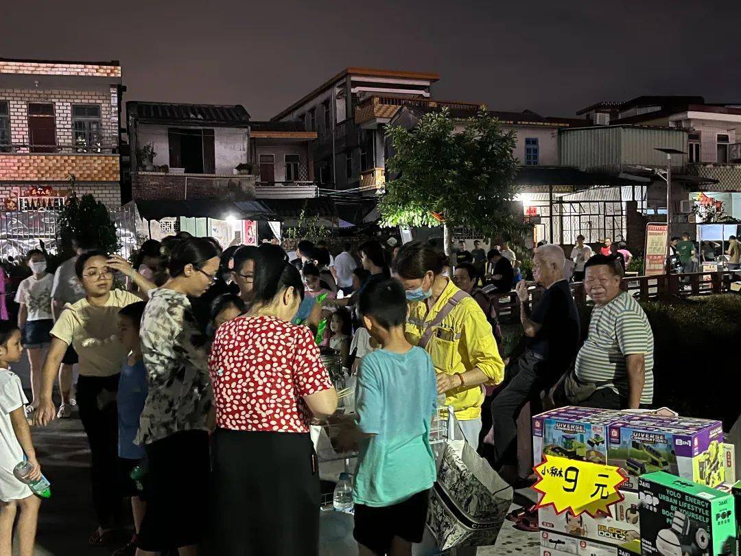 七夕夜市图图片