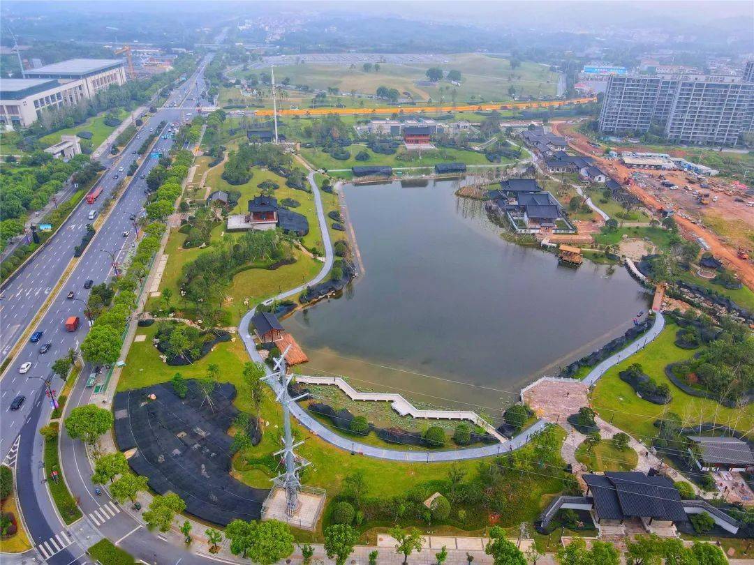 清风雅集"等节点景观,构成一座融合金华人文底蕴的"宋韵"主题文化公园