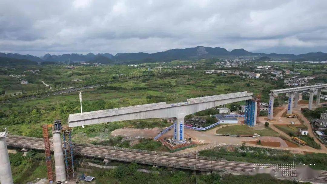 再次取得突破!新建贵南高铁引入贵阳枢纽铁路项目重难点工程