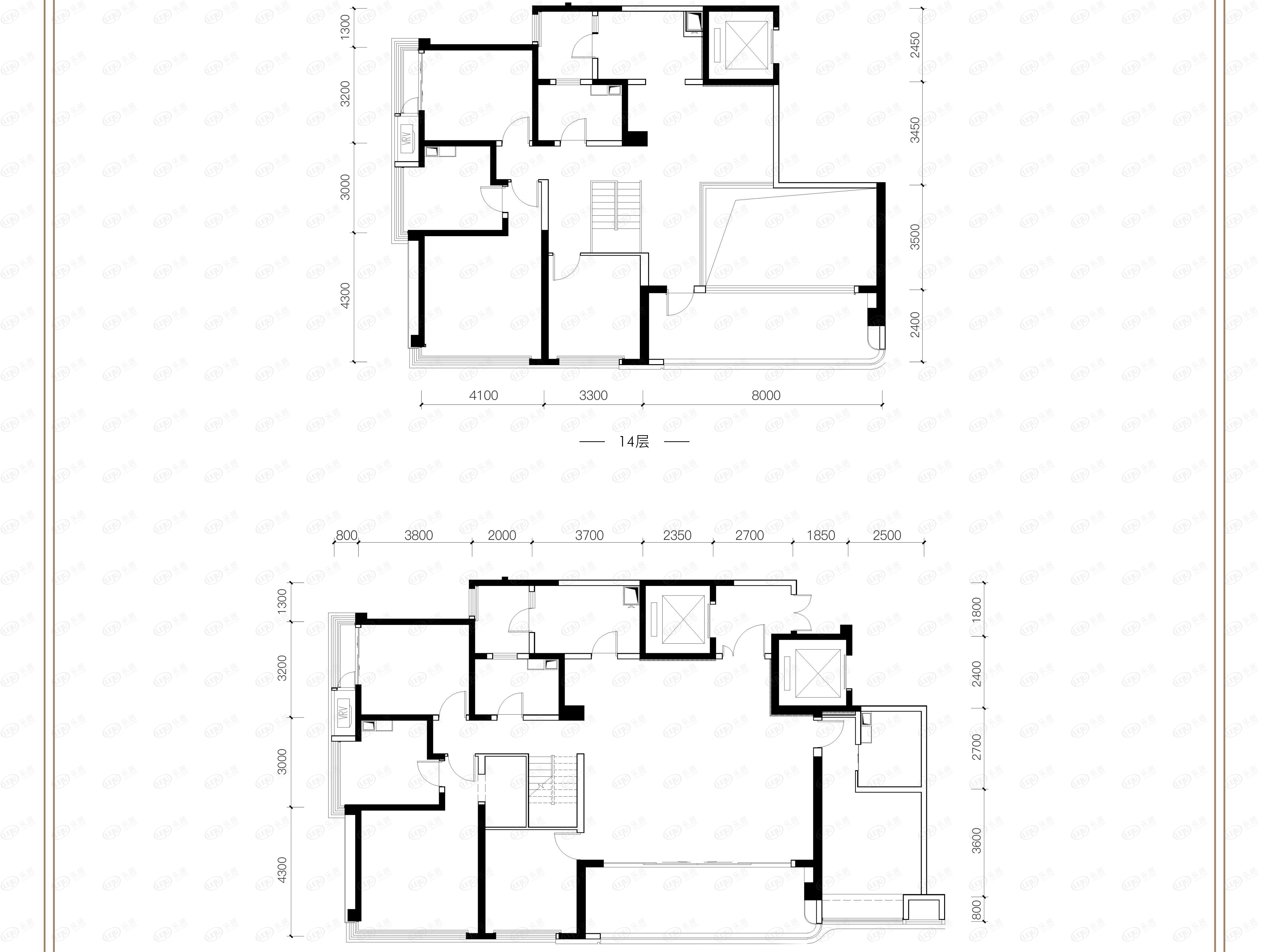 重庆西派城二期户型图图片