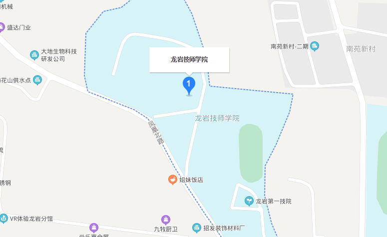 龙岩学院地图 平面图图片