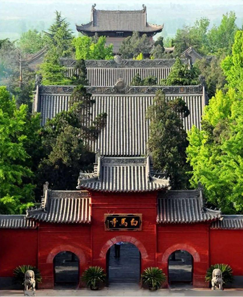 洛阳白马寺图片 全景图片