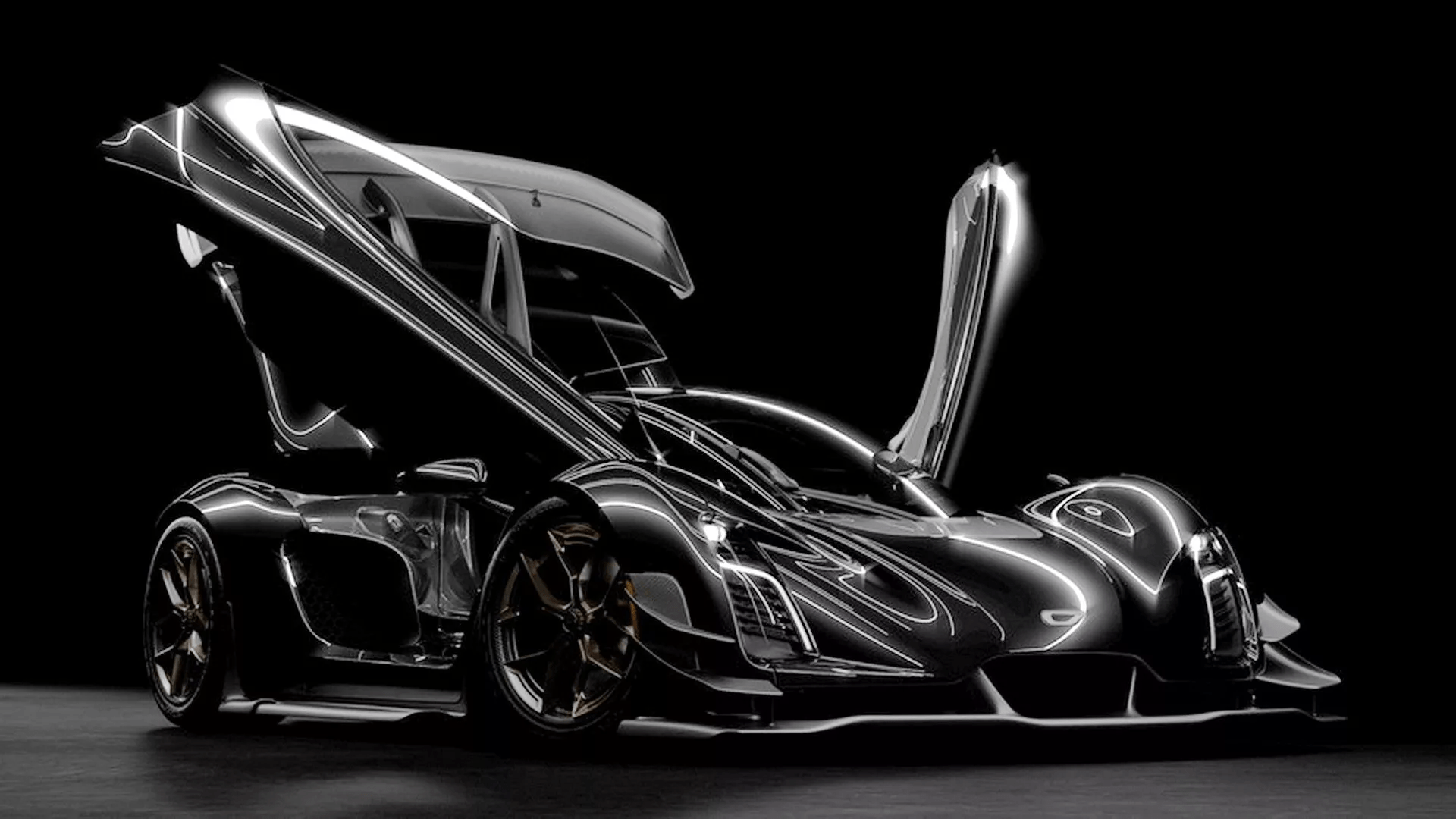 强悍,这是 czinger 21c blackbird 的 1,350 马力