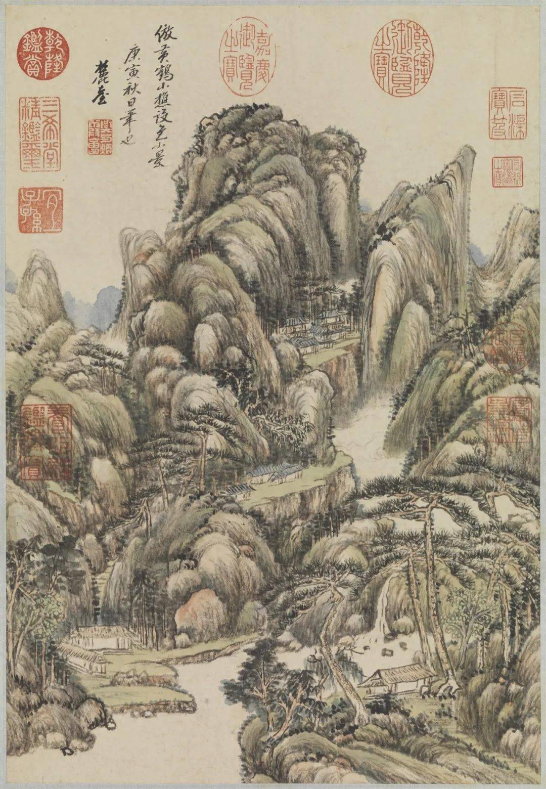 清初四王 | 文人山水画的顶峰时刻（附高清129图）(图49)