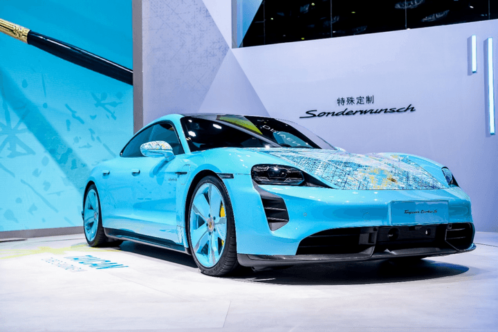 保时捷taycan turbo s 丁乙"十示"定制首次亮相_搜狐汽车_搜狐网