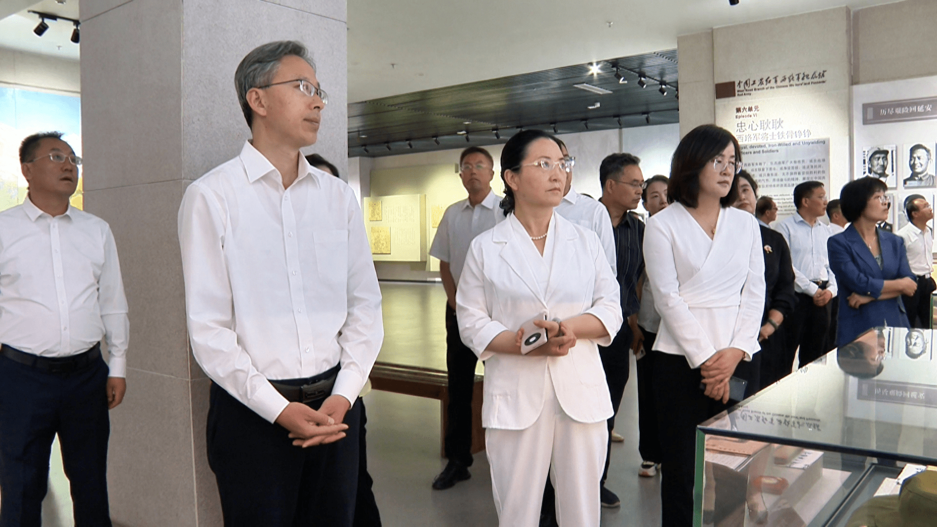 8月29日,武威市委常委,统战部部长赵有翼带领考察组来高台县观摩考察.