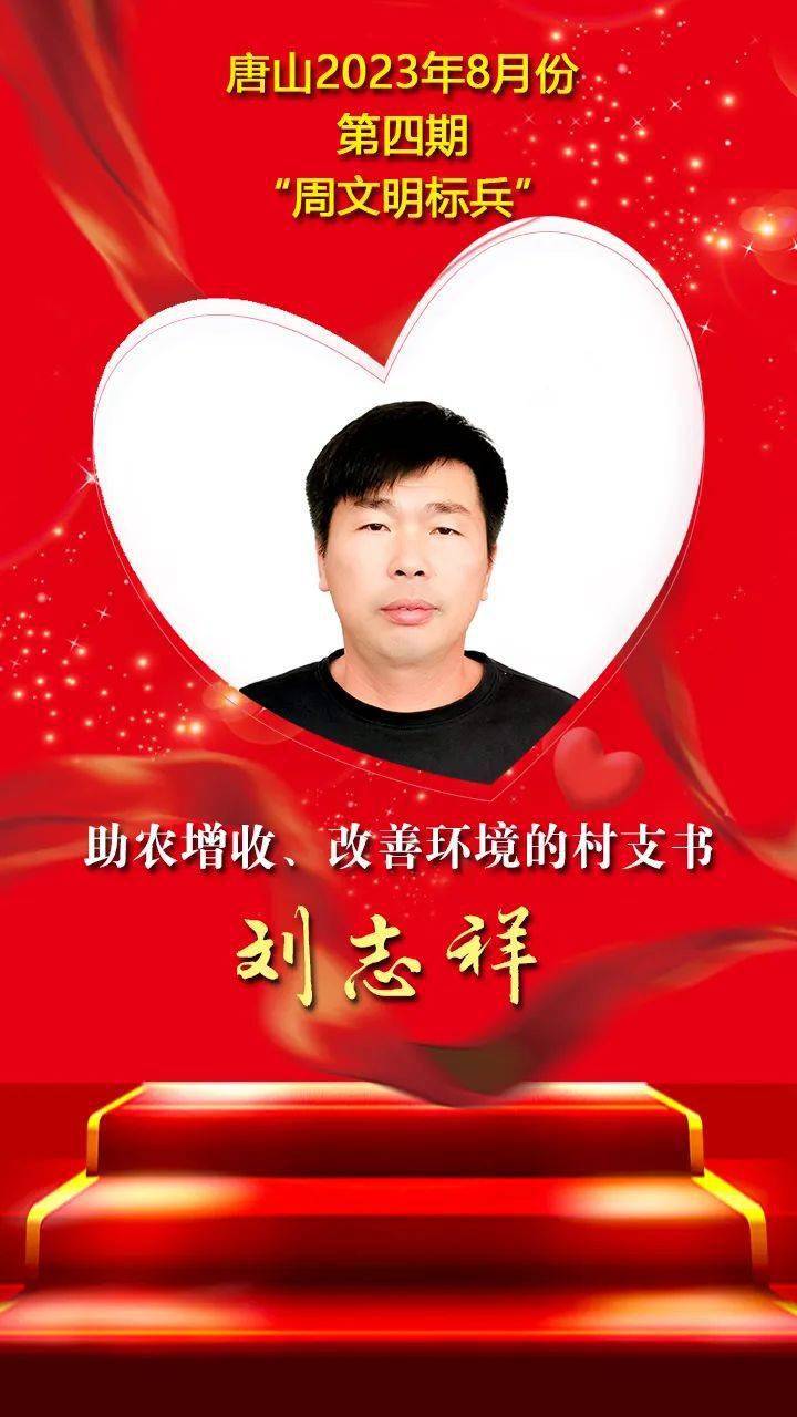 唐山2023年8月份第四期"周文明标兵"名单发布_老人