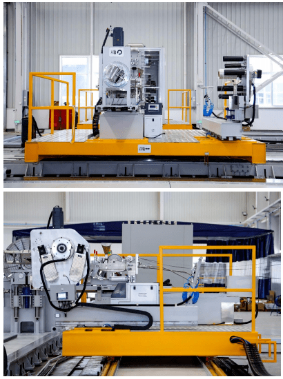 鹰游纺机携四轴缠绕机首次亮相中国国际复材展_纤维_设备_部件