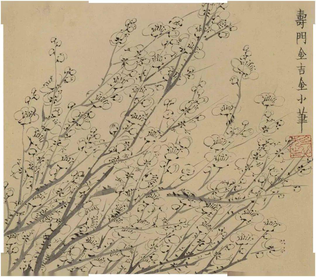 扬州八怪四君子作品欣赏_金农_书画_影响