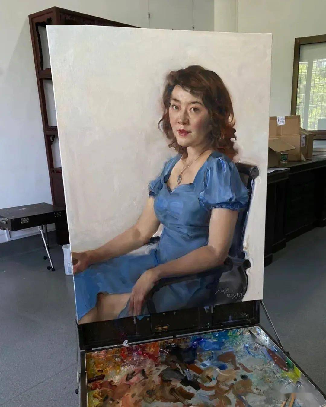 【写生啦】2023人物肖像写生合集:当代油画家作品_cm_庞茂琨_铁牛