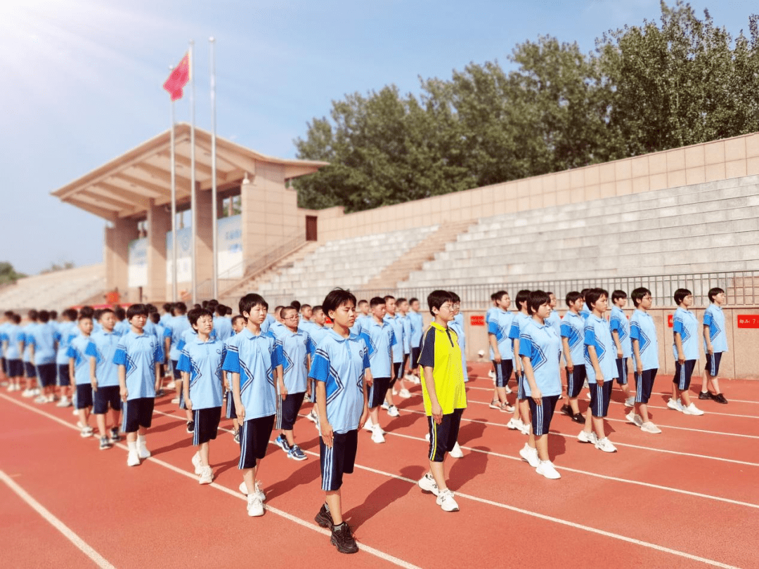 莘县国棉学校 军训图片