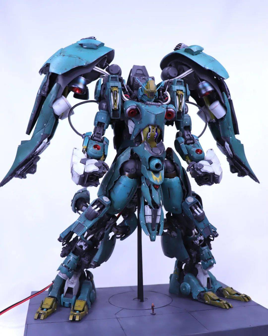 代哥不出自己改,新吉翁终极ms再现,1/100奎曼沙_机体_公众_零件
