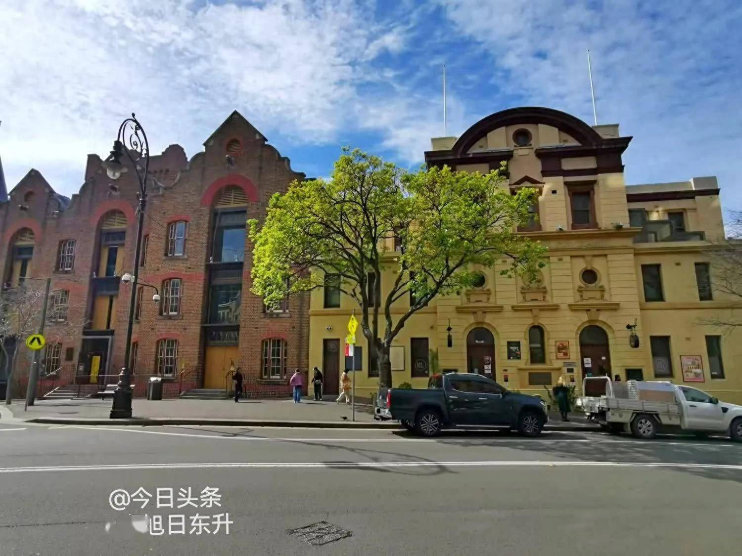 悉尼岩石区一个很古老的街区,飘荡着浓郁的欧洲气息_澳洲_建筑_房子